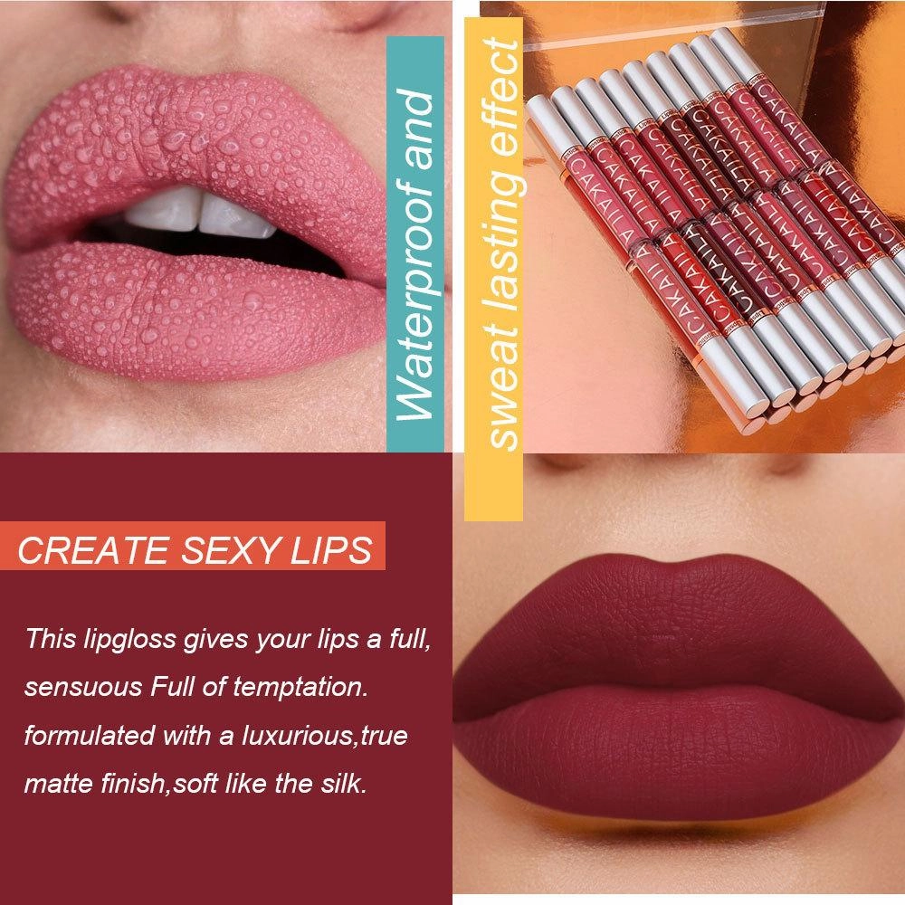 10pc Set Matte Lipgloss Liquid Lipstick Makeup Sets