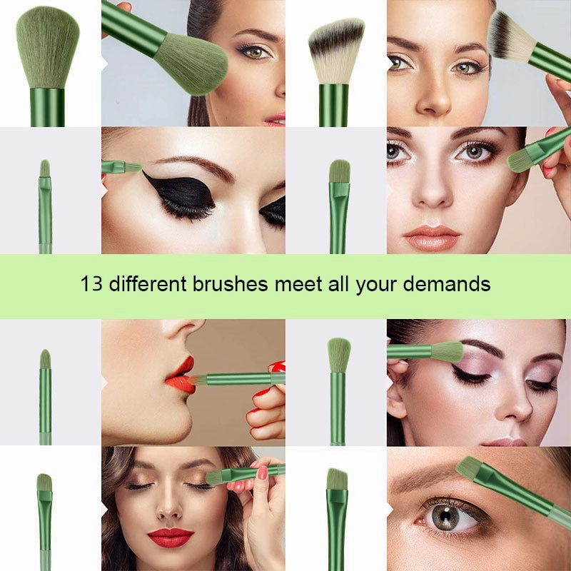 13Pcs Makeup Brushes Set