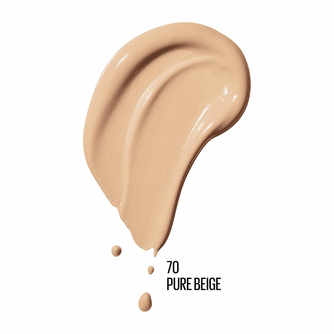 2x Maybelline Dream Radiant Liquid Hydrating Foundation 70 Pure Beige (carded)
