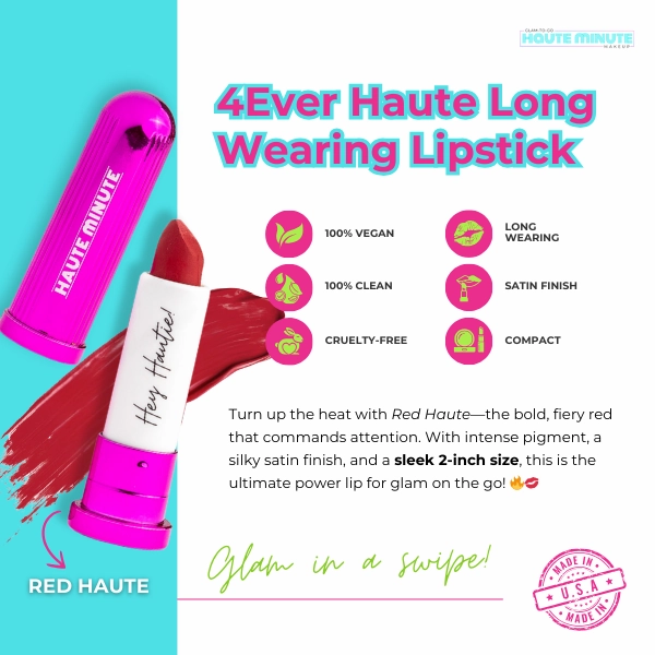 4Ever Haute Long Wearing Lipstick - Red Haute