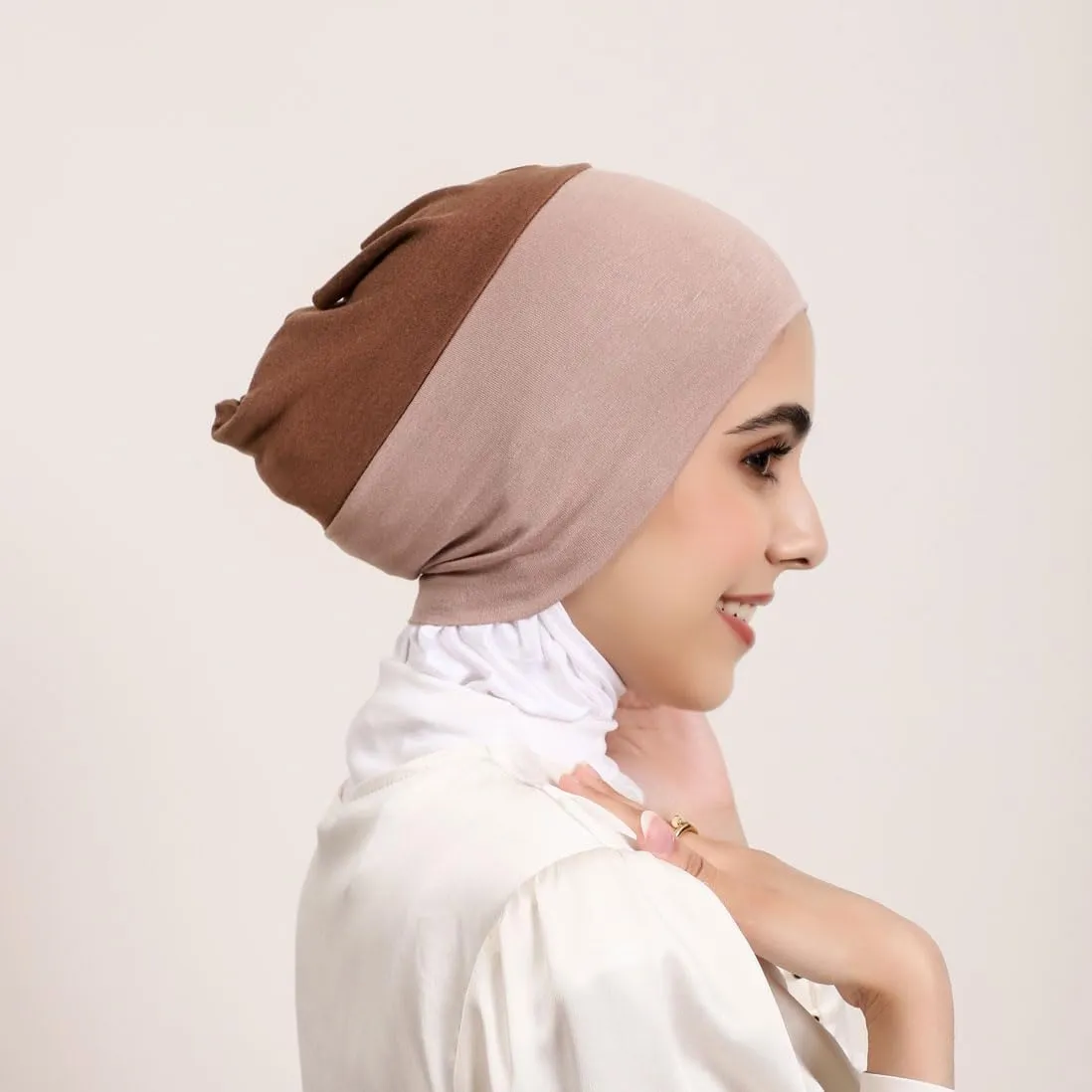 5Pack Muslim Inner Hijab Caps Women Stretchy Breathable Full Cover Undercap Tube Bonnet