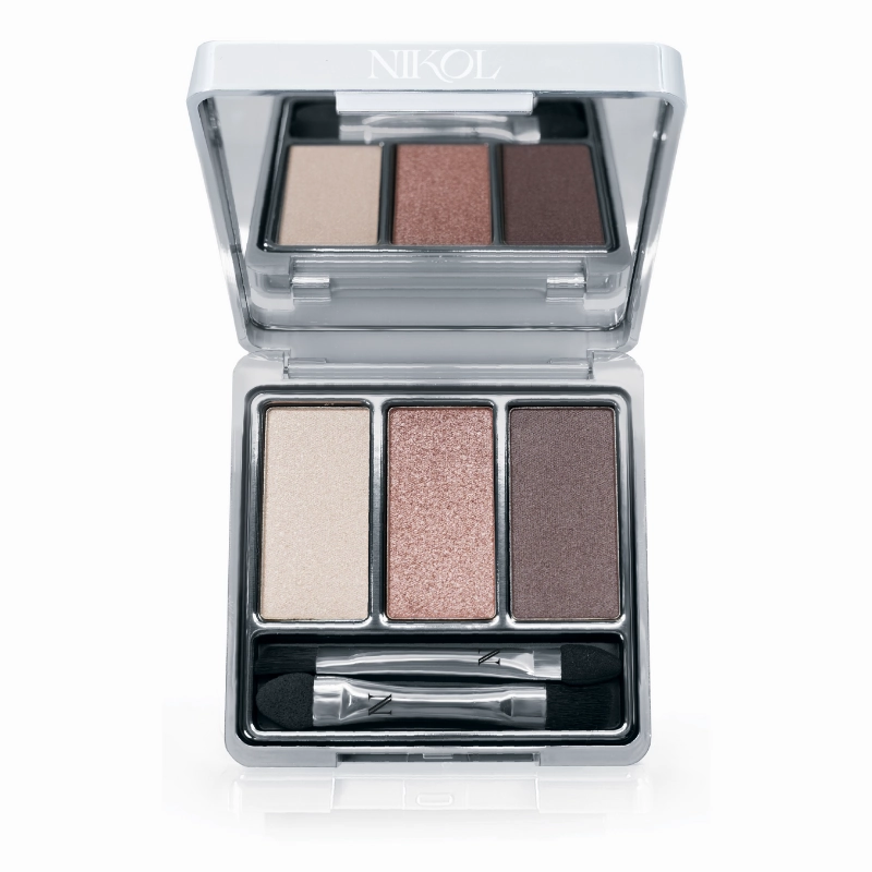 "Fresh Beauty" 3-Well Eyeshadow Palette