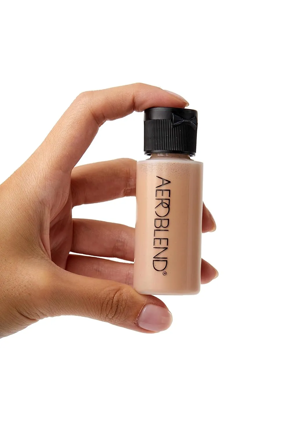 AEROBLEND Airbrush Foundation Makeup (N45) Professional, Water-Based, Buildable, Long-wearing, For all skin types, 1 oz