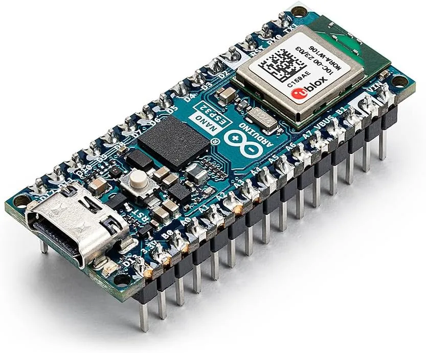 Arduino Nano ESP32 with headers [ABX00083] ESP32-S3, USB-C, Wi-Fi, Bluetooth, HID Support, MicroPython Compatible