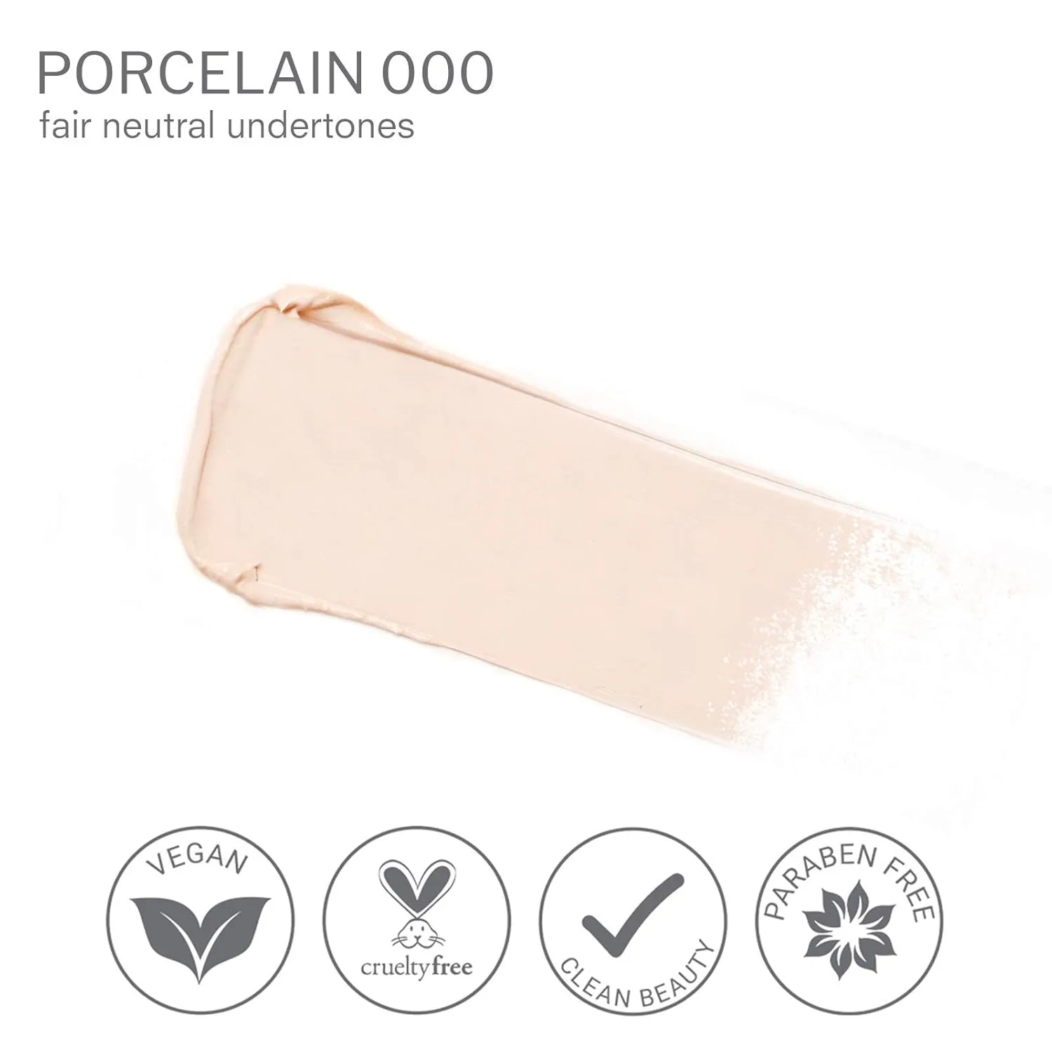 Camera Stick Foundation by True   Luscious - Full Coverage Cream Foundation - Non-Comedogenic & Hydrating Formula - Vegan, Paraben Free, & Cruelty Free - 0.49 oz (Shade 000: Porcelain)