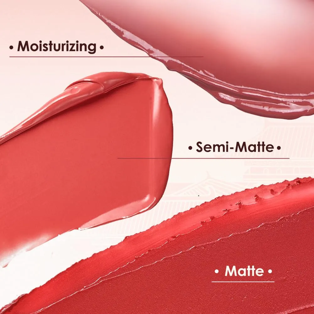 Catkin Semi-Matte Lipstick Hydrating High Impact Color Infused with Vitamin E and Avocado Oil Smooth Soft Texture Long Lasting Matte Finish 129