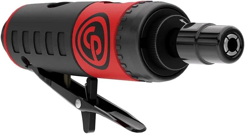 Chicago Pneumatic CP7405 - Air Straight Die Grinder Tool, Welder, Woodworking, Automotive Car Detailing, Stainless Steel Polisher, Heavy Duty, 1/4 Inch (6 mm), 0.34 HP / 250 W, 28000 RPM