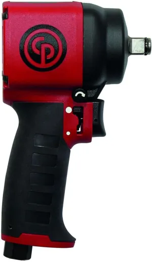 Chicago Pneumatic CP7732C - 1/2 Inch Air Impact Wrench, Pistol Handle, Max Torque Reverse Output 461 ft. lbf / 625 Nm, 9410 RPM, Single Hammer, Industrial Tool, Automotive
