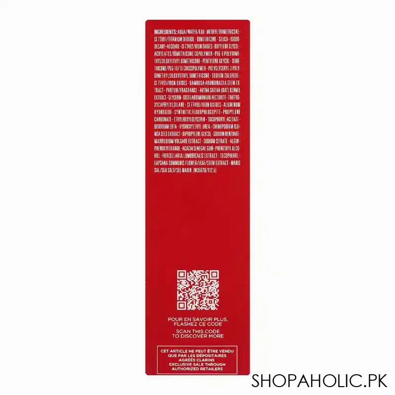 Clarins Paris Everlasting Long-Wearing & Hydrating Matte Foundation, 112.5W Caramel