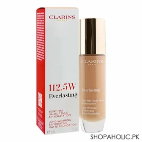 Clarins Paris Everlasting Long-Wearing & Hydrating Matte Foundation, 112.5W Caramel