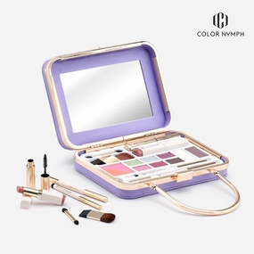Color Nymph All in One Makeup Kit for Beginners, Cute Makeup Kit for Girls and Teens includes Eyeshadows, Mascara, Lipstick, Eyebrow Pencil…
