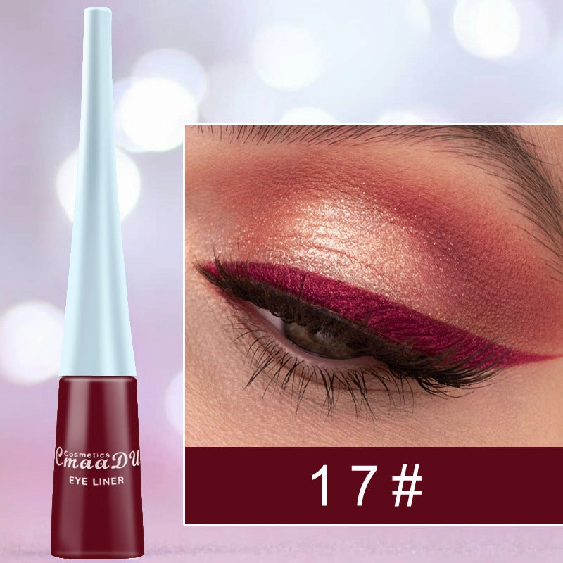 Colored Eyeliner Matte Quick-Dry Liquid Eyeliner