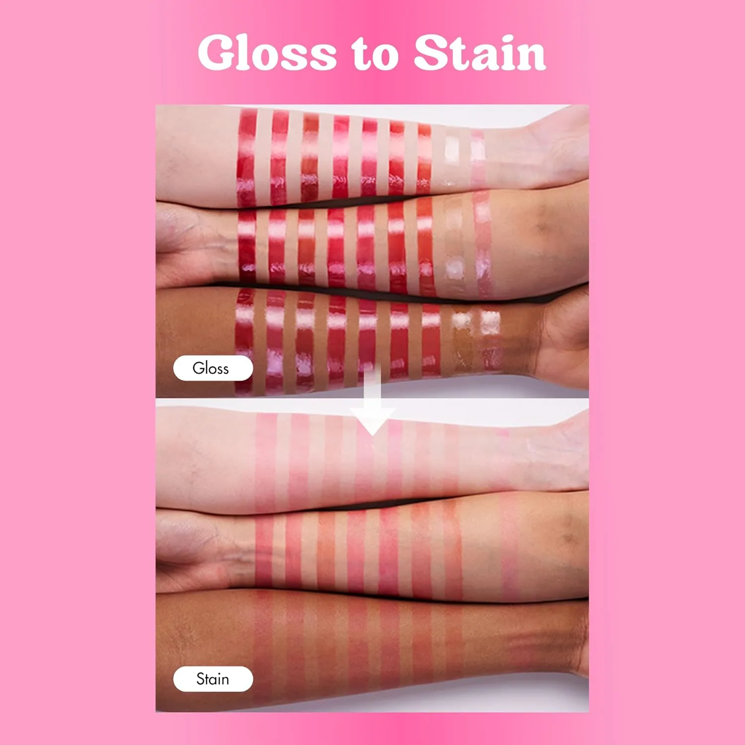 COLORGRAM Fruity Glass Tint 08 Lovely Raspberry | Korean Long Lasting & Waterproof Lip Stain | Glossy Dewy Lip Gloss, Highly Pigmented Raspberry Red Shade with Glowing effect 0.11 Oz.