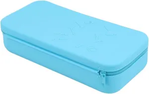 Cosmetic Tool Organizer, Small Portable Storage Case for Makeup Brushes, Lipstick, Eyeliner, Blush, Mascara, Nail Polishes,Travel size (blue)