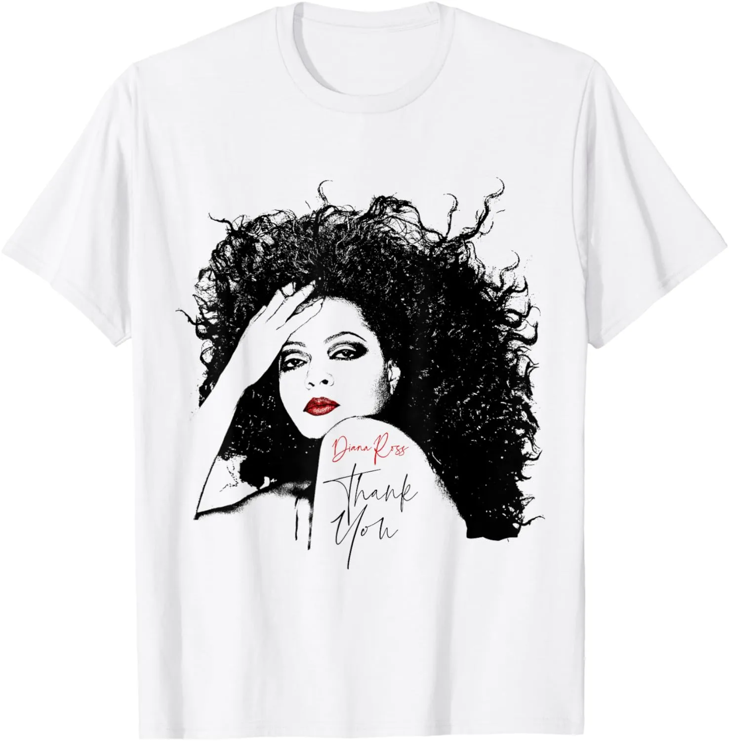 Diana Ross - Lipstick Red T-Shirt