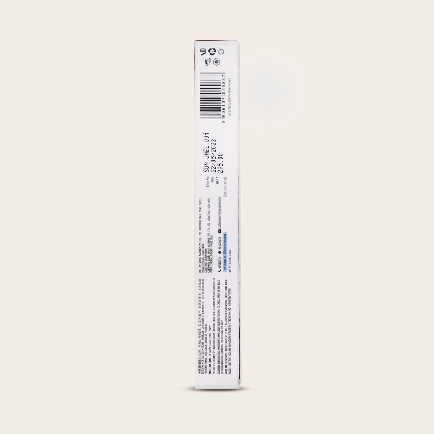 Eclectic Blue: Herb-Enriched Waterproof Eyeliner Organic with Jojoba Oil & Vitamin E