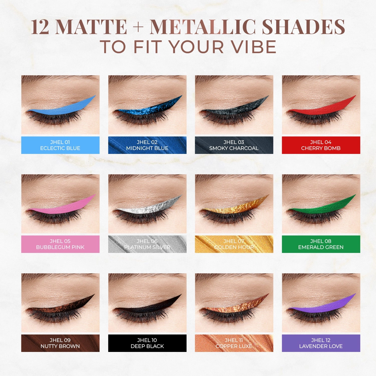 Eclectic Blue: Herb-Enriched Waterproof Eyeliner Organic with Jojoba Oil & Vitamin E