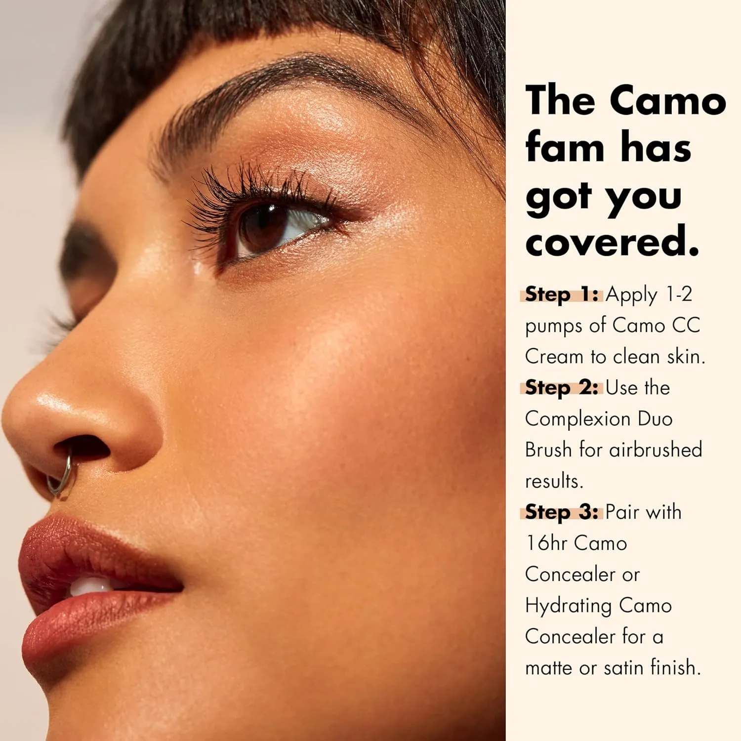 e.l.f. Camo CC Cream, Color Correcting Medium-To-Full Coverage Foundation with SPF 30, Light 210 N, 1.0 Oz (30g)