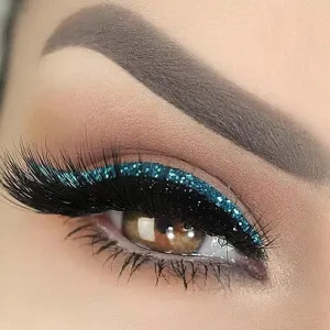 Eye Shadow Template - 40pcs Eyelid Line Stick Reusable Eyeliner Stickers - Cat Eye Makeup, Double Eyelid Sticker, Waterproof Precise Smudgeproof Make Up (Blue)