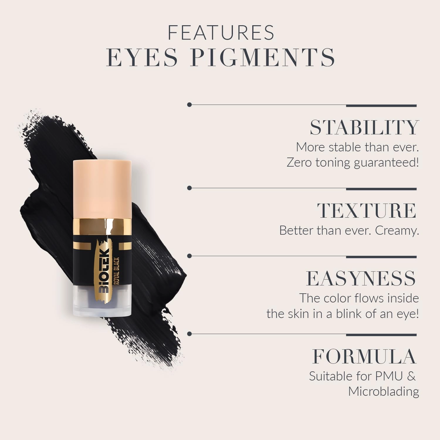 Eyes Pigment for Permanent Makeup - Cool Light Blue Color for Eyes and Eyeliner - Made in Italy - Blue Sky 0,61 fl.oz.