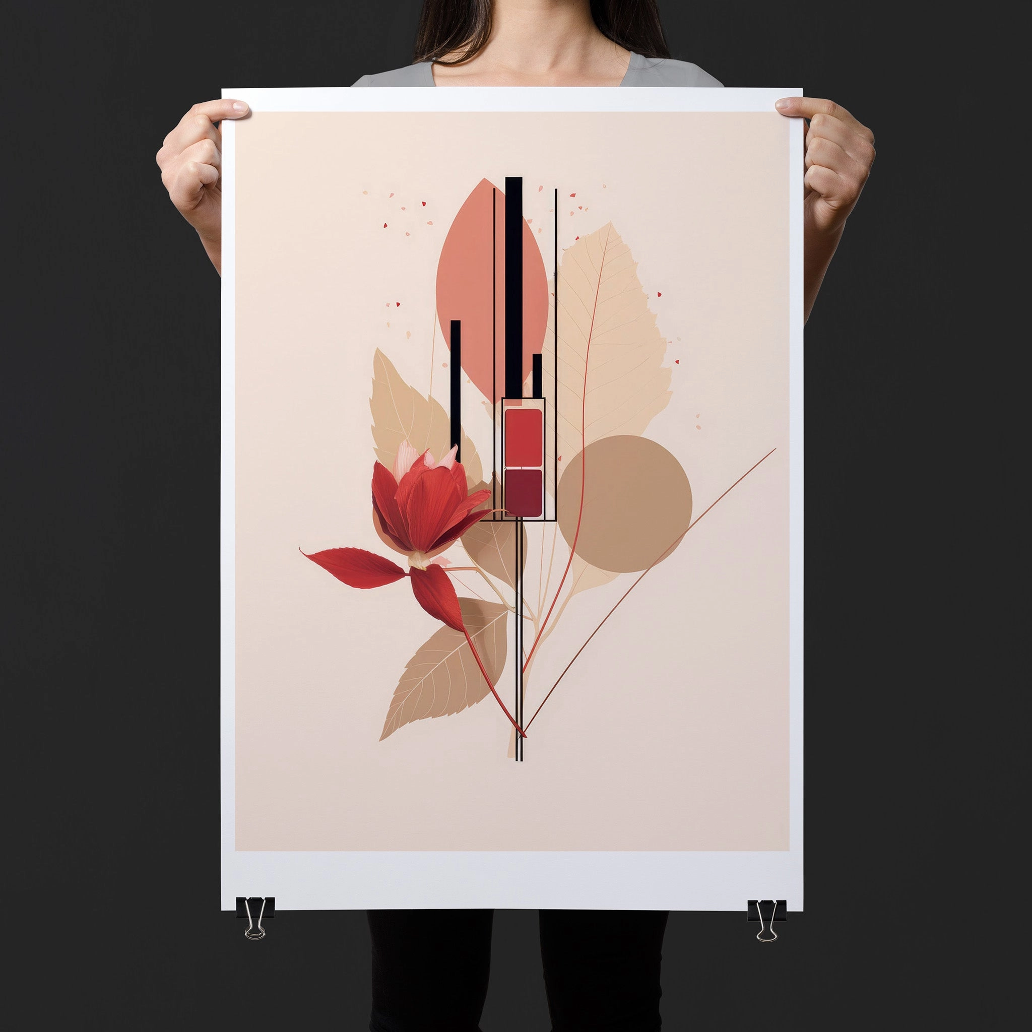 Fashion Illustration - Red Lipstick