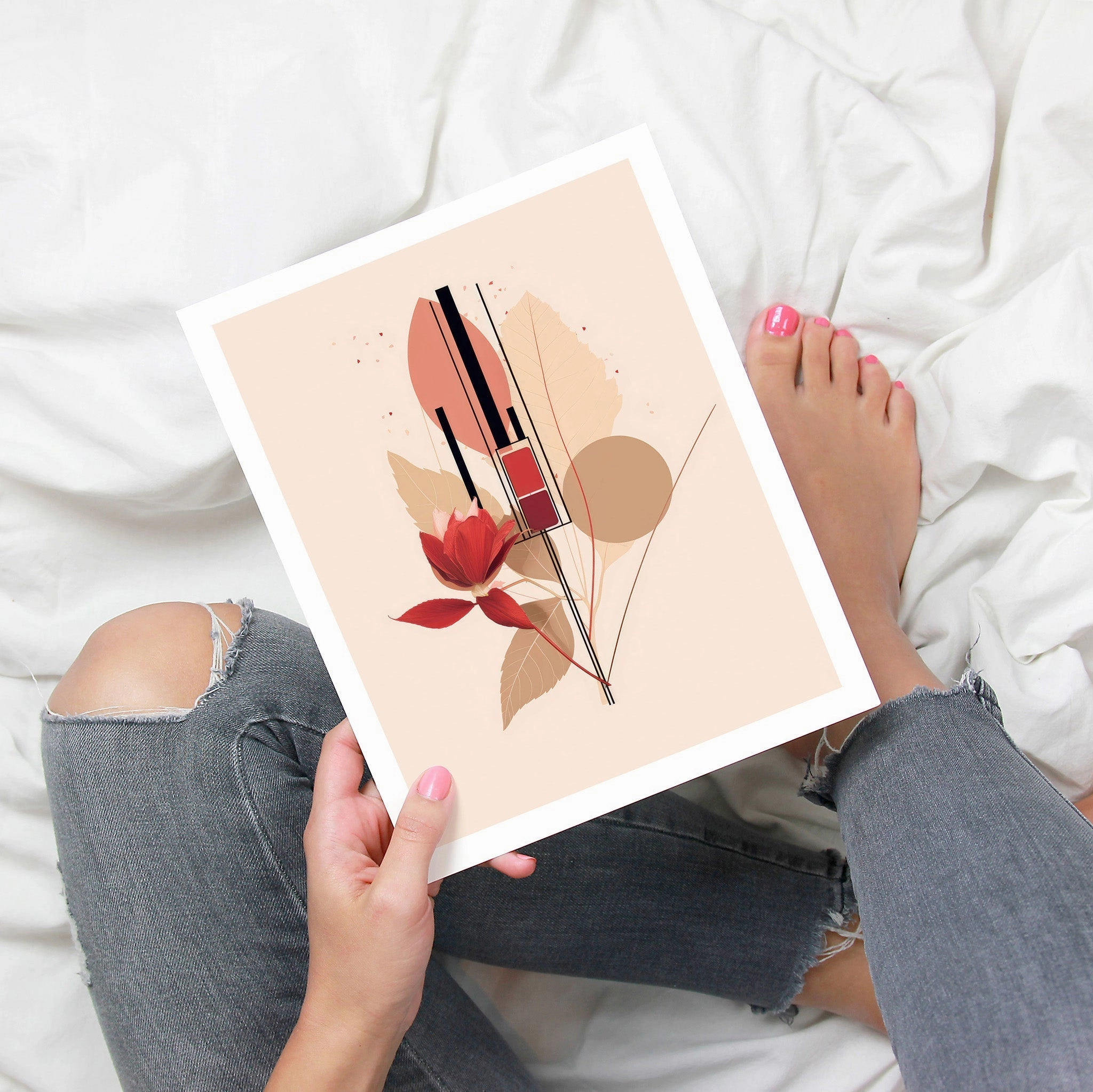 Fashion Illustration - Red Lipstick