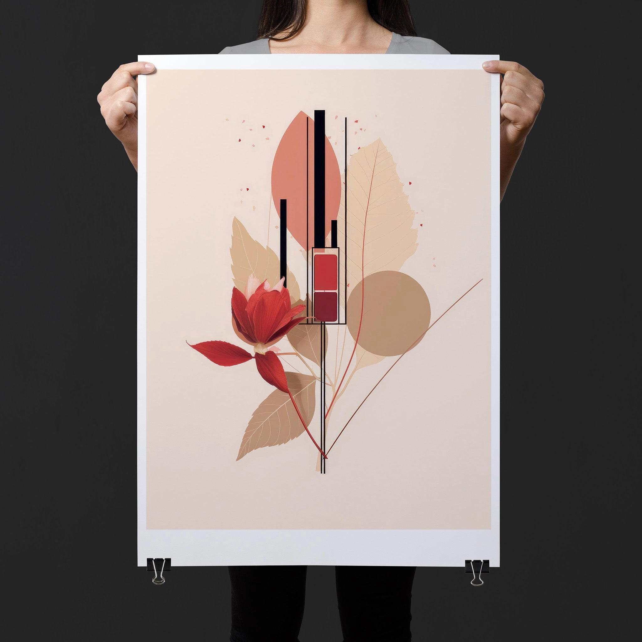 Fashion Illustration - Red Lipstick