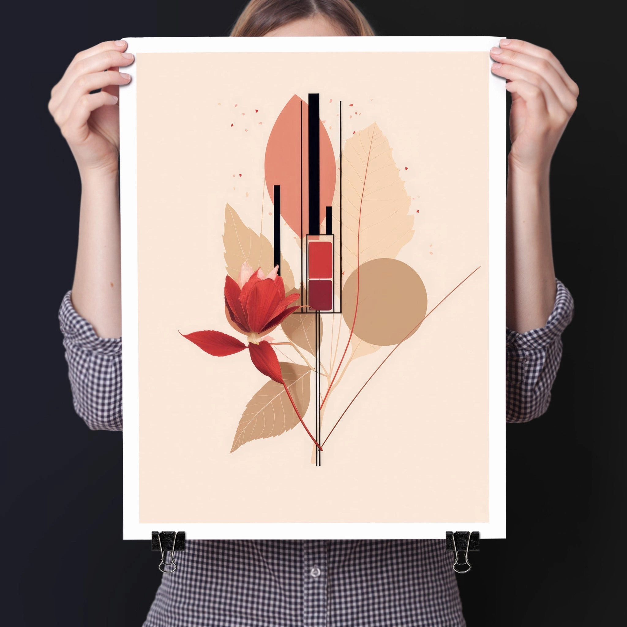 Fashion Illustration - Red Lipstick