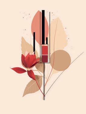 Fashion Illustration - Red Lipstick