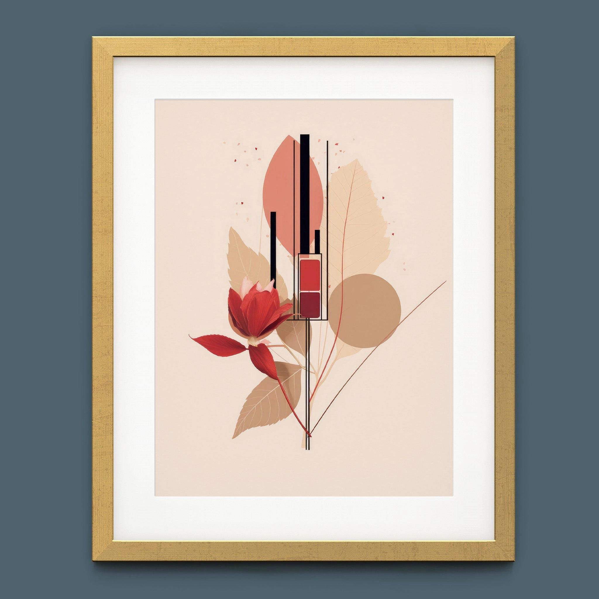 Fashion Illustration - Red Lipstick