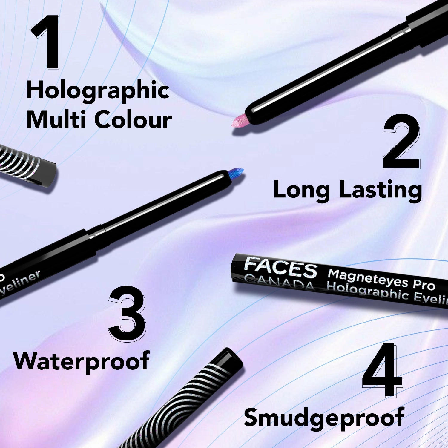 FC Magneteyes Pro Holographic Eyeliner Peacock Dance 02 0.25g