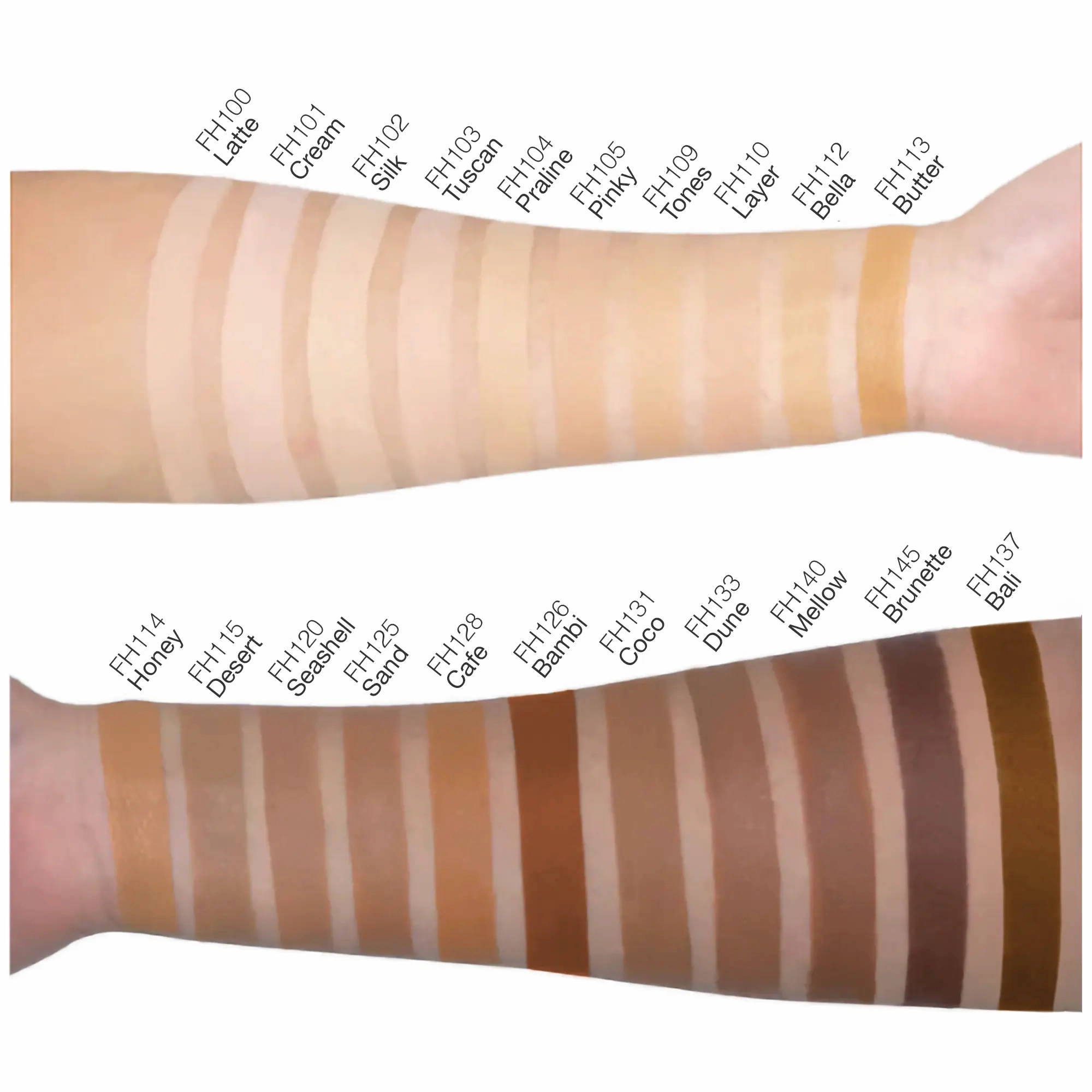 Flawless Radiance: Full Cover Foundation - Tones