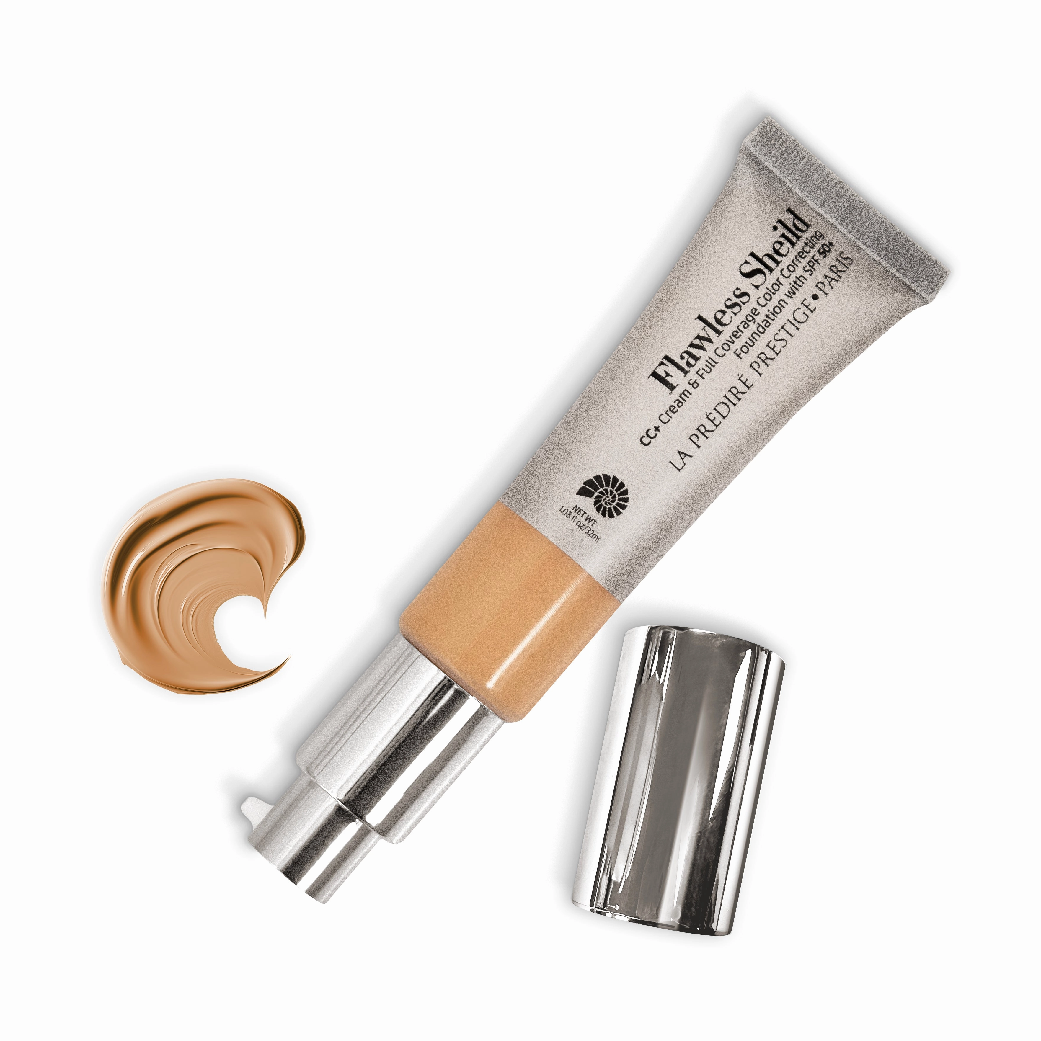 Flawless Sheild CC  Cream & Full Coverage Color Correcting Foundation with SPF 50  #04