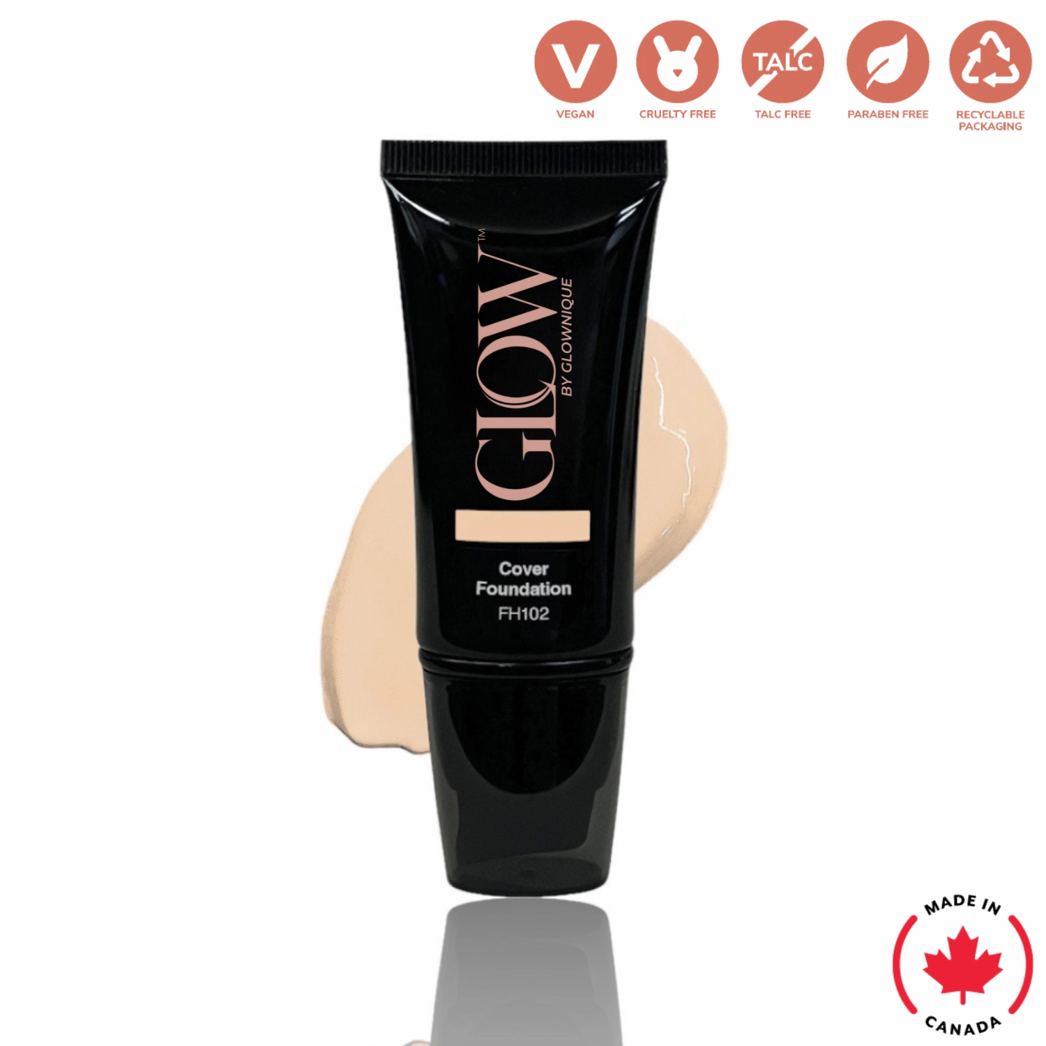 Full Cover Foundation - Silk (30ml) | GLOWNIQUE