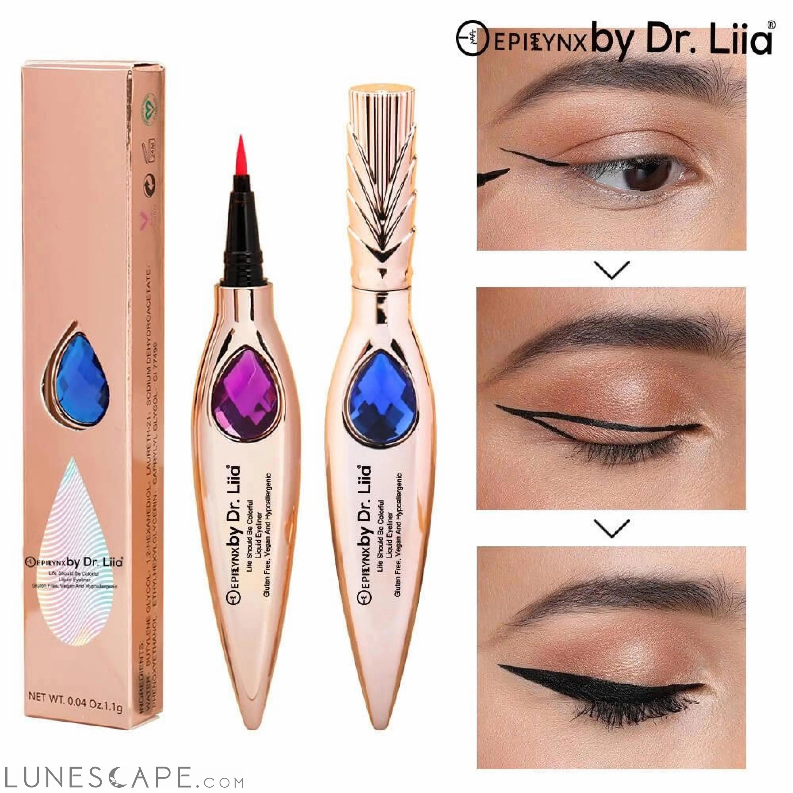 Gem Liquid Eyeliner with a Precision Tip