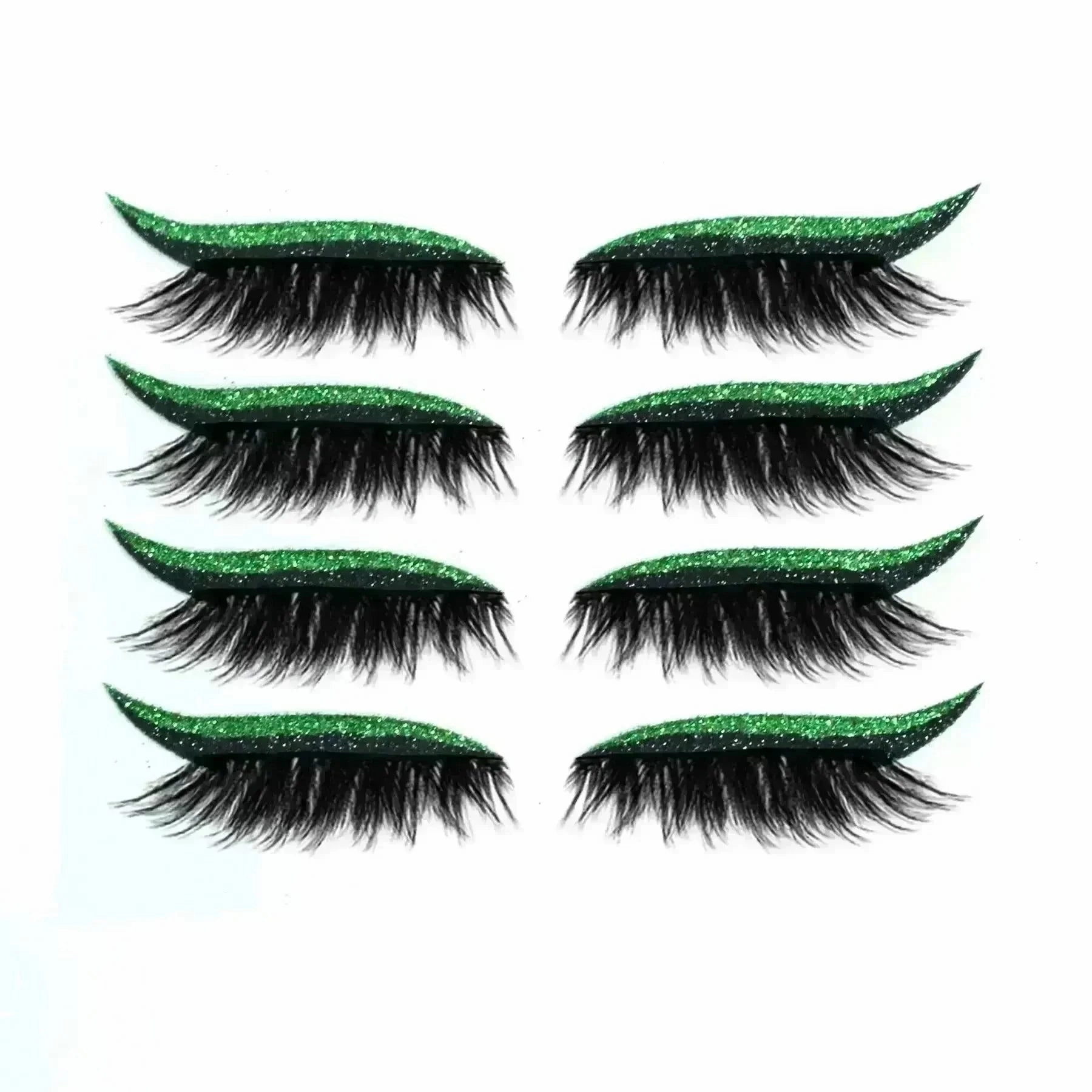 Glittering Eyeliner Sticker False lashes set