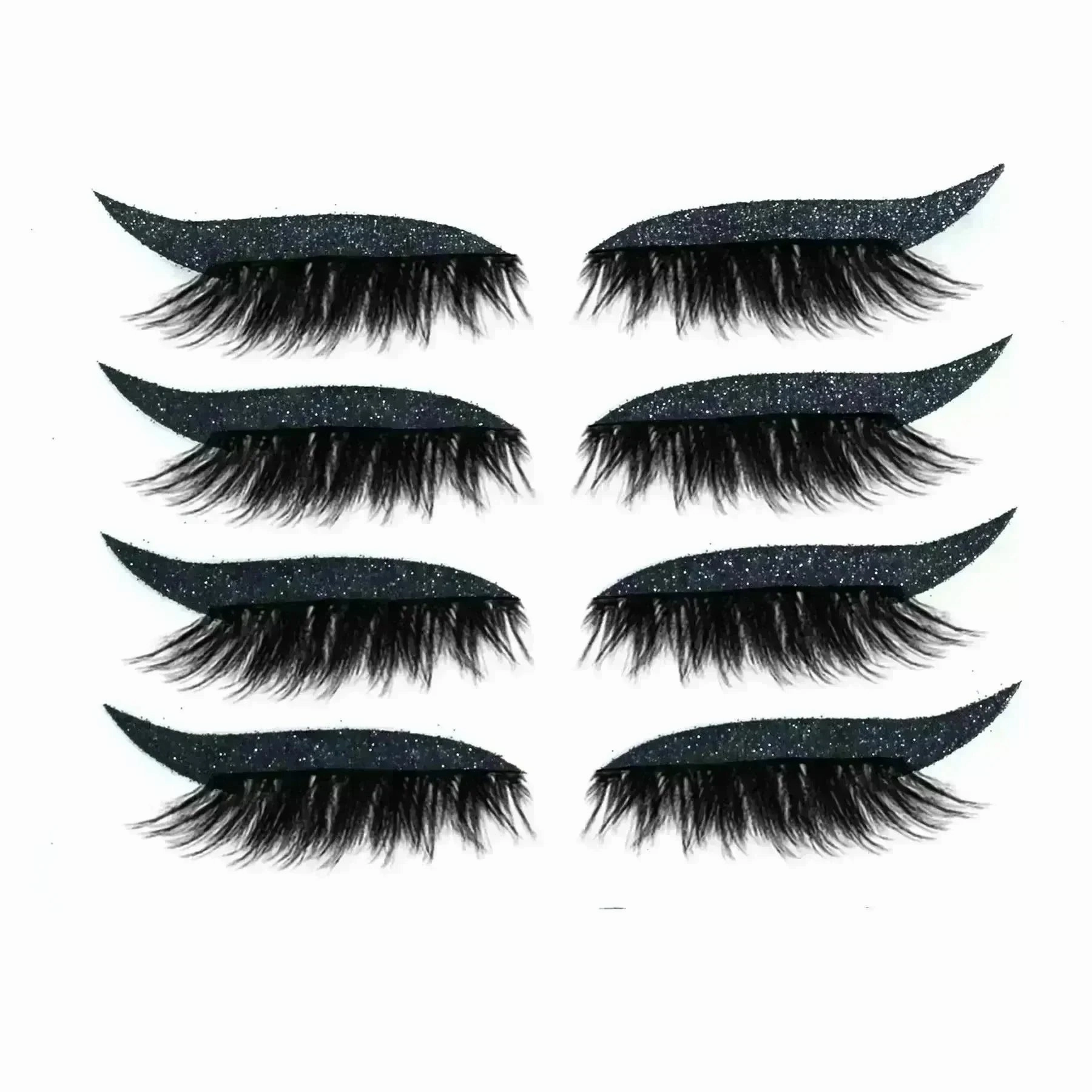 Glittering Eyeliner Sticker False lashes set