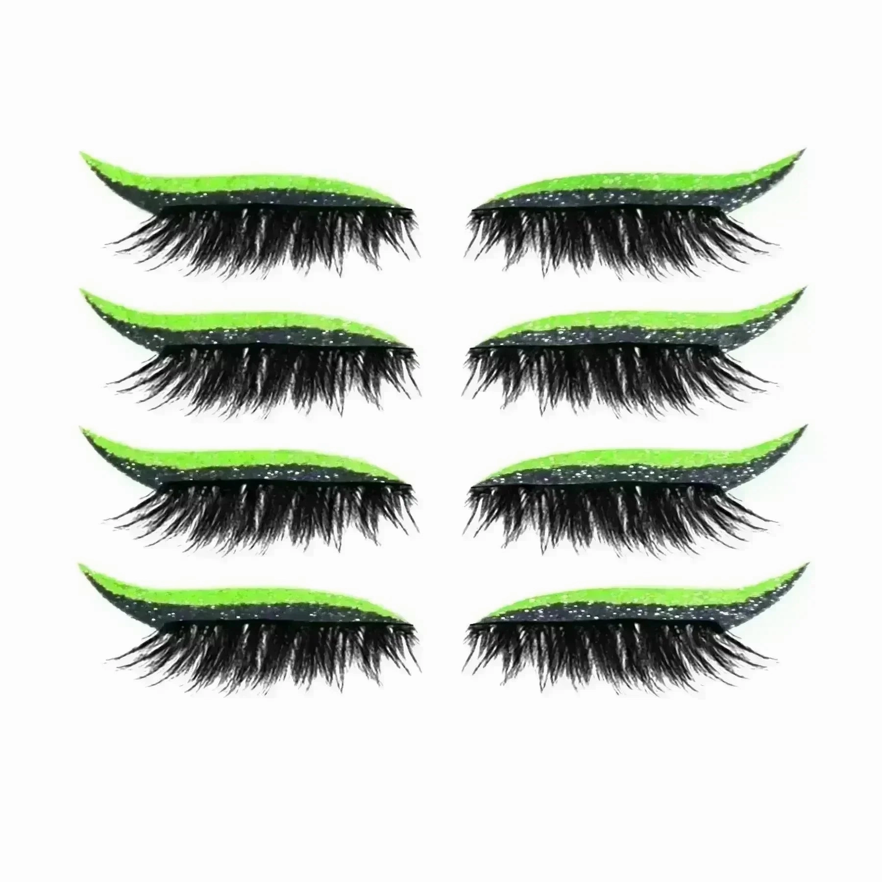 Glittering Eyeliner Sticker False lashes set