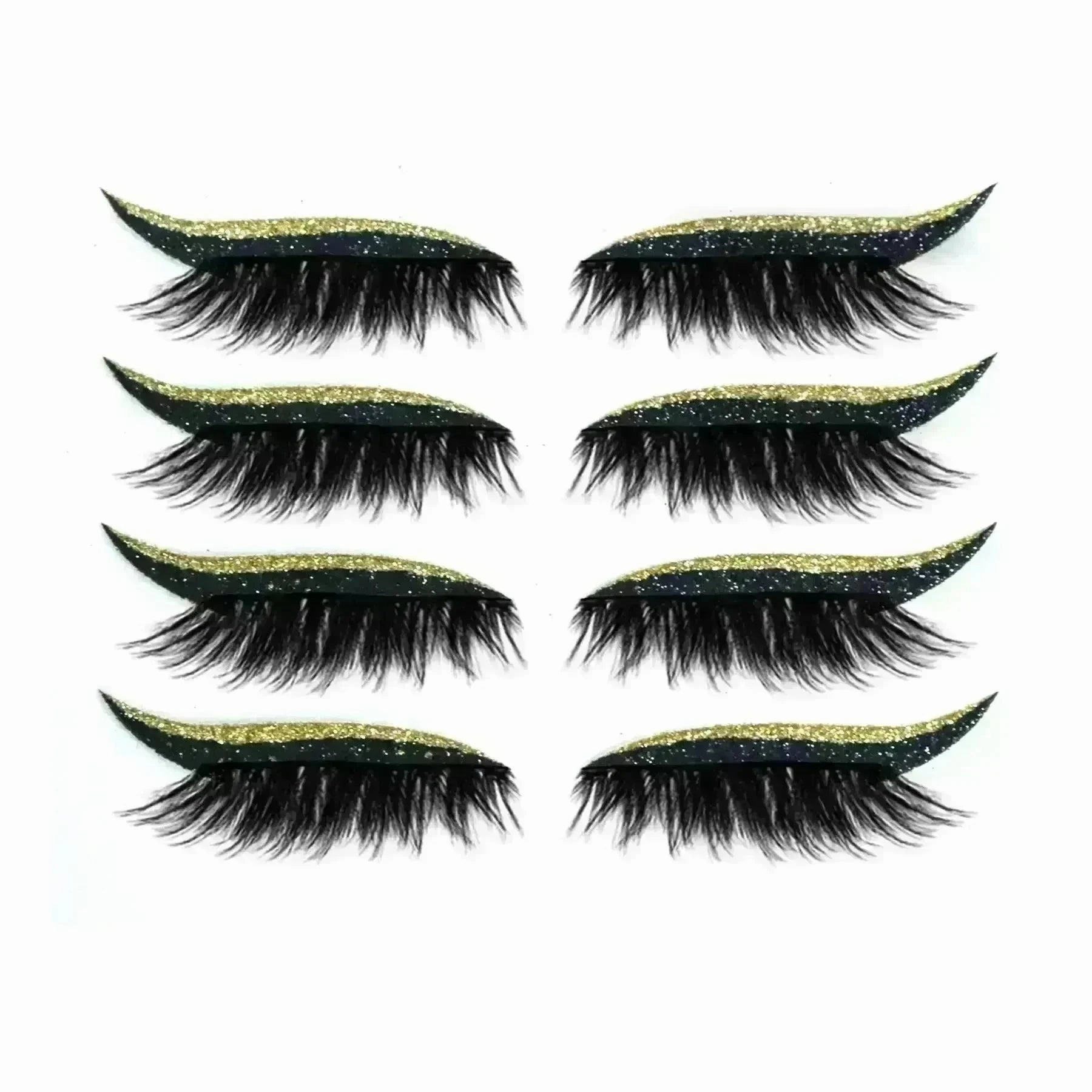 Glittering Eyeliner Sticker False lashes set
