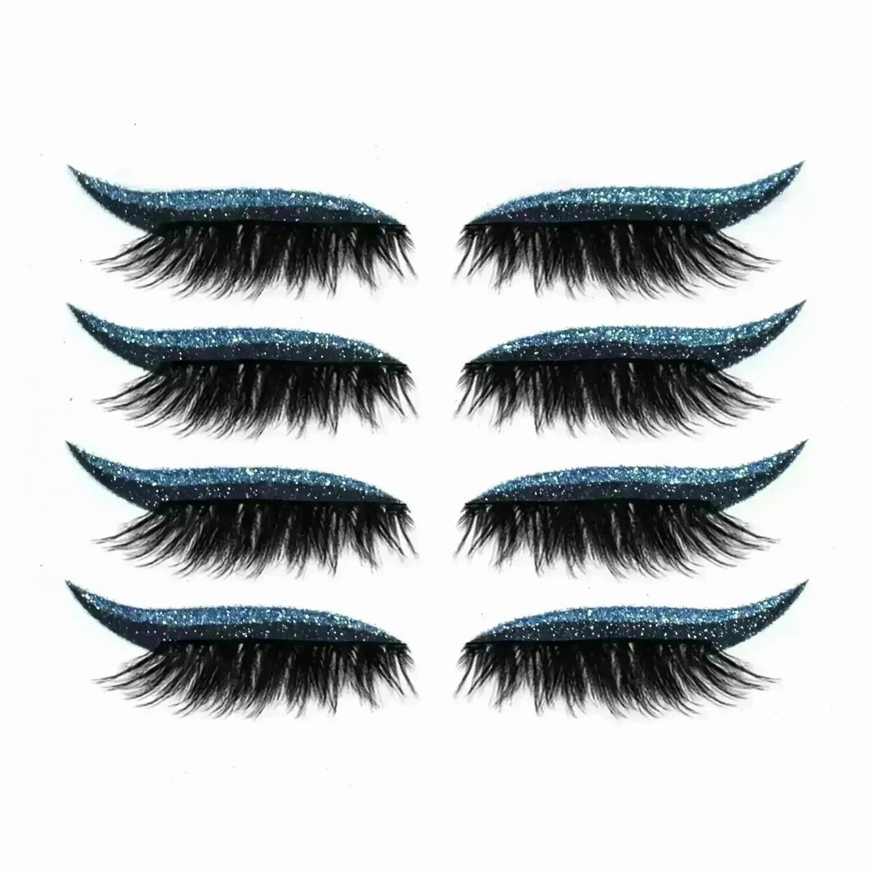 Glittering Eyeliner Sticker False lashes set