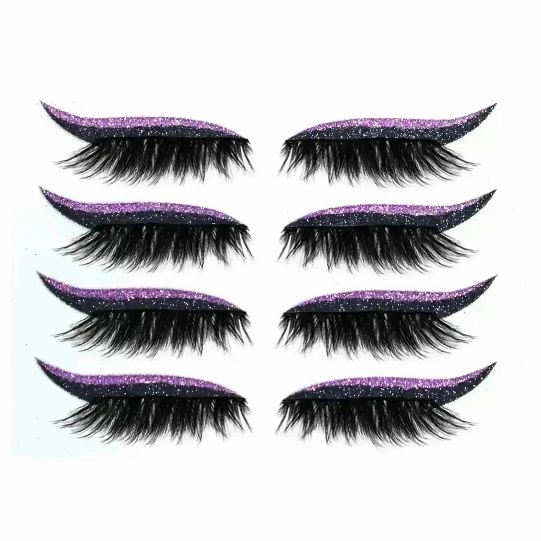 Glittering Eyeliner Sticker False lashes set