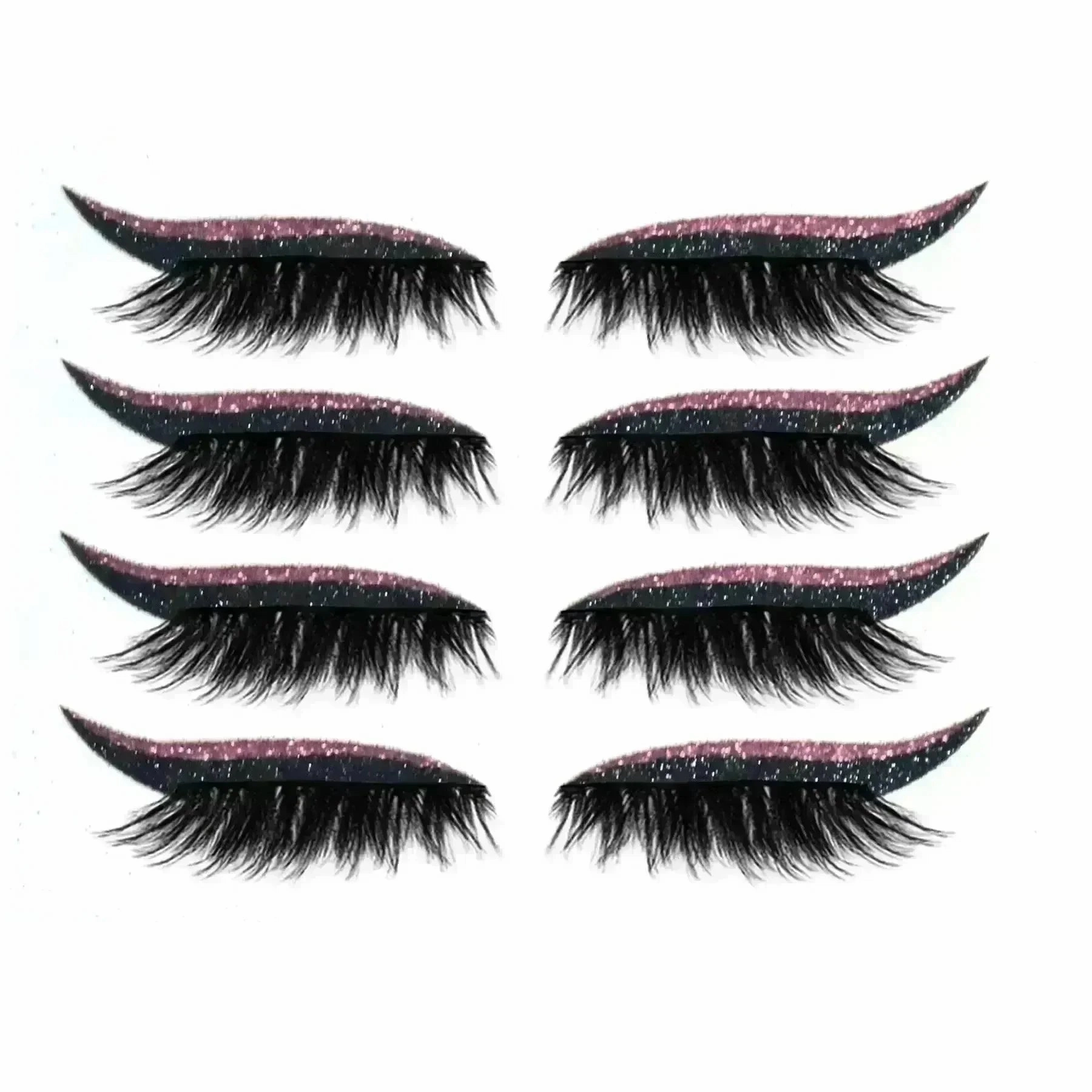 Glittering Eyeliner Sticker False lashes set