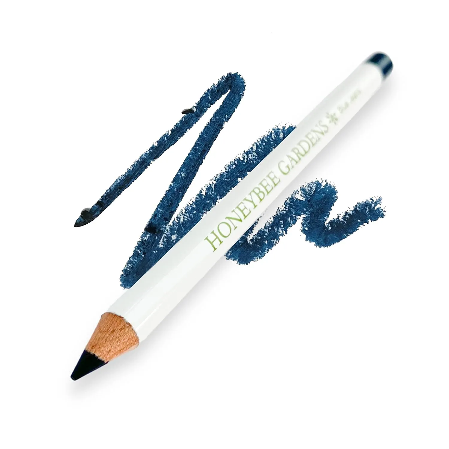 Honeybee Gardens Effortless Eye Liner Pencil in Blue Jeans, Rich Pigmentation, Smooth, Long-Wearing, Vegan, Gluten-Free