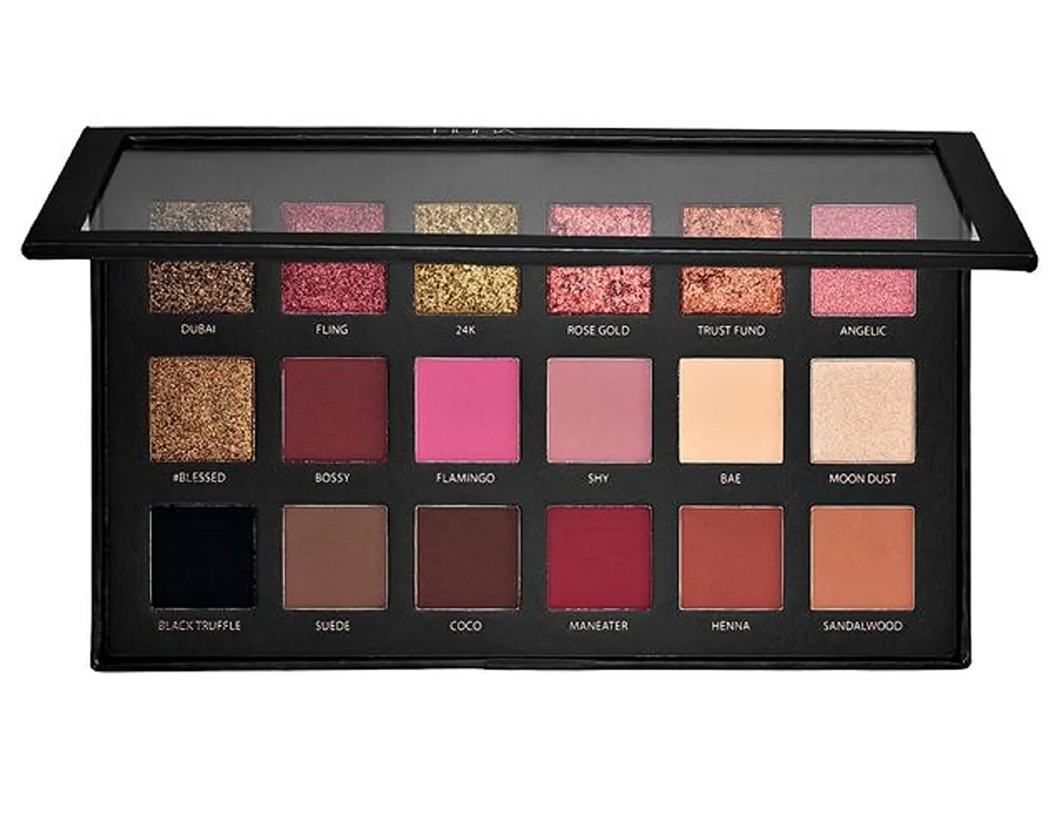 Huda Beauty Textured Shadows Palette - Rose Gold Edition