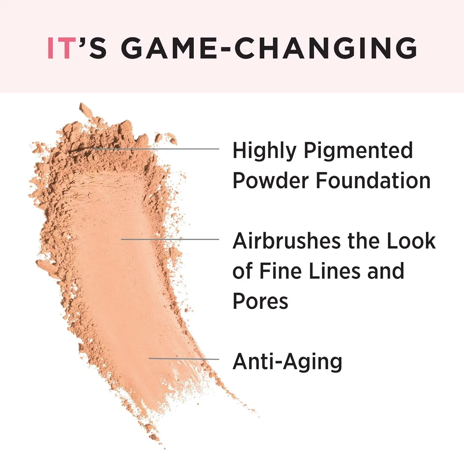 IT Cosmetics Celebration Foundation - Full-Coverage, Anti-Aging Powder Foundation - Blurs Pores, Wrinkles & Imperfections - With Hydrolyzed Collagen & Hyaluronic Acid - 0.3 oz
