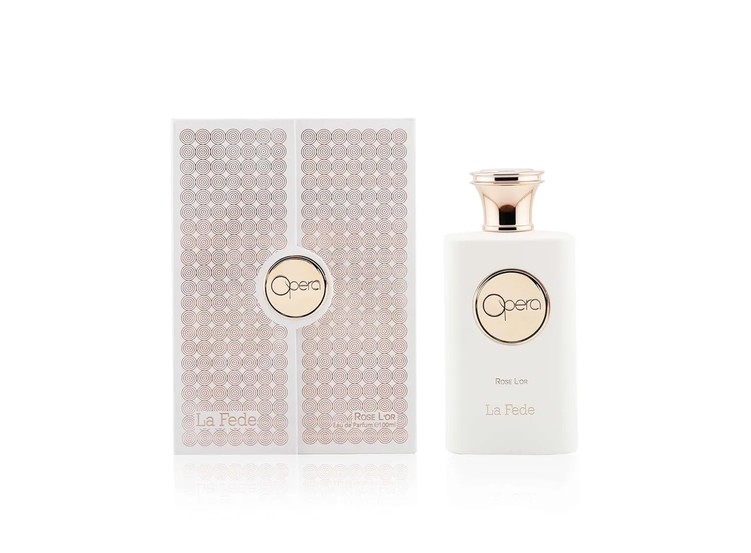 Khadlaj La Fede Opera Rose L`OR Eau De Parfum Spray, 3.4 Ounce (Unisex)
