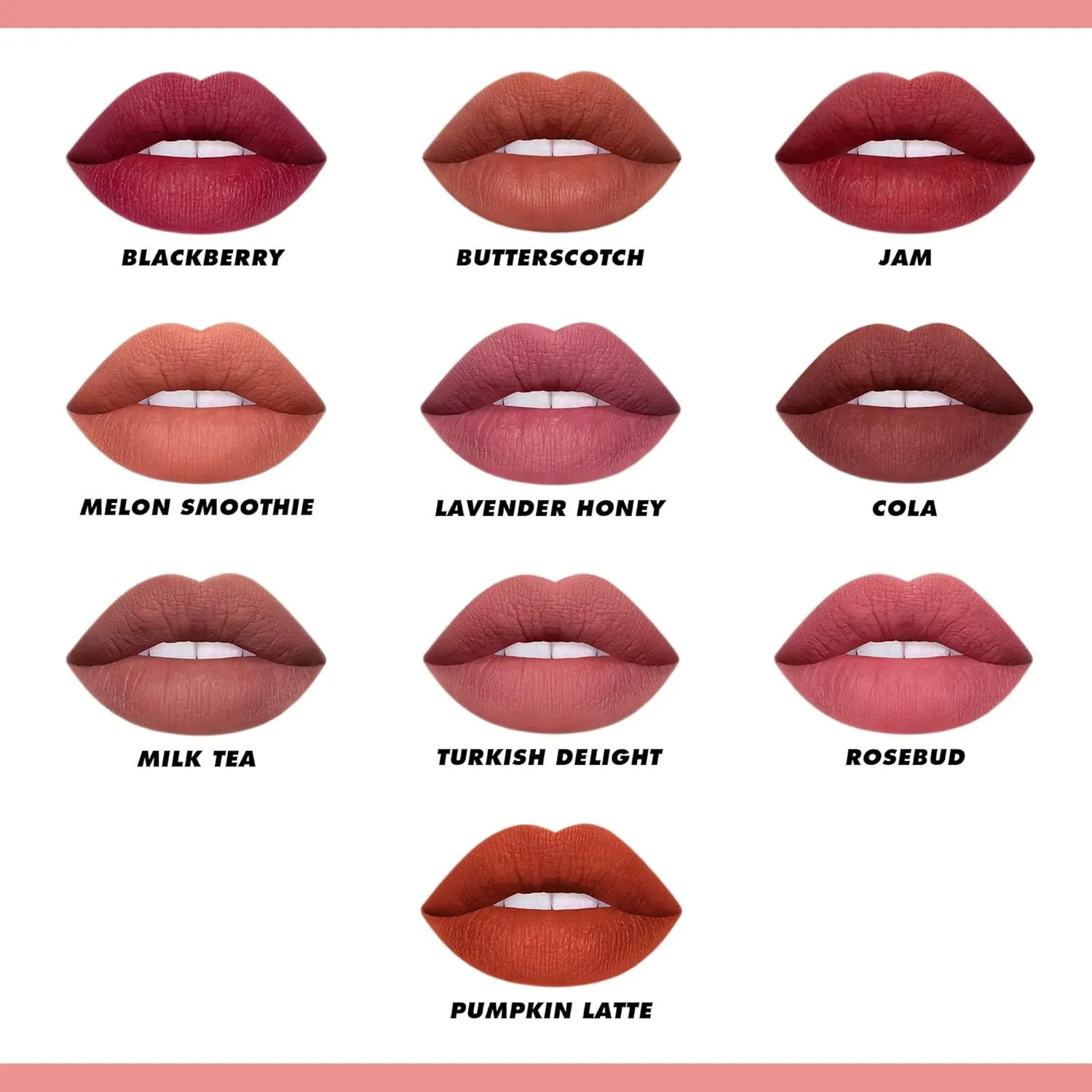 Lime Crime Plushies Soft Matte Lipstick, Melon Smoothie (Peachy Nude) - Blackberry Candy Scent - Plush, Long Lasting & High Comfort for All-Day Wear - Talc-Free & Paraben-Free