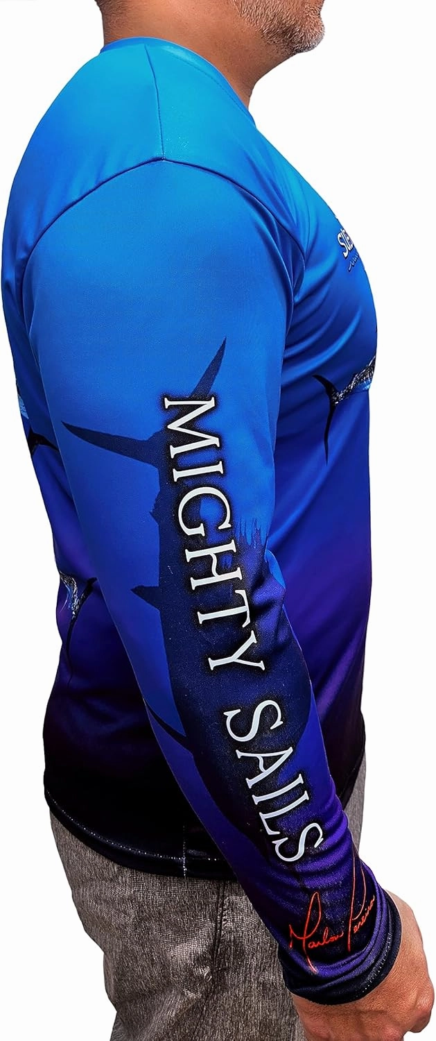 Long Sleeve UV Sun Protection UPF 40  Lightweight Quick Dry Fishing Shirt Outdoors Swimming Made in USA