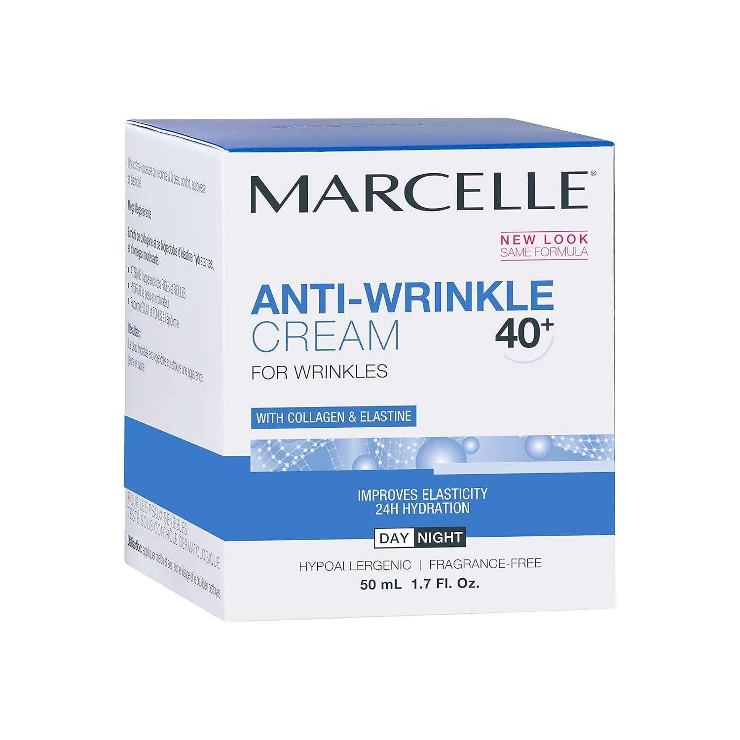 MARCELLE Anti-Wrinkle Cream, Ages 40 , 1.7 ounces
