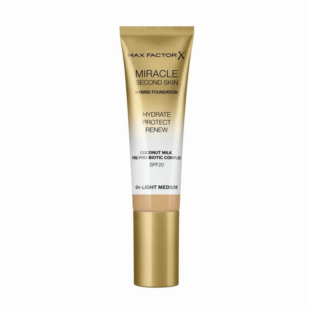Max Factor Miracle Second Skin Hybrid Foundation 04 Light Medium